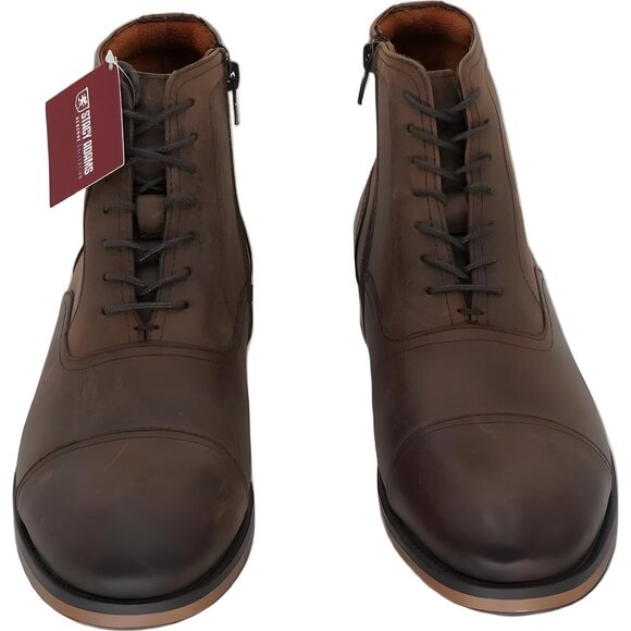 Stacy Adams Porter Cap Toe Side Zip Dress Boots Men's US 7M - Picture 5 of 6